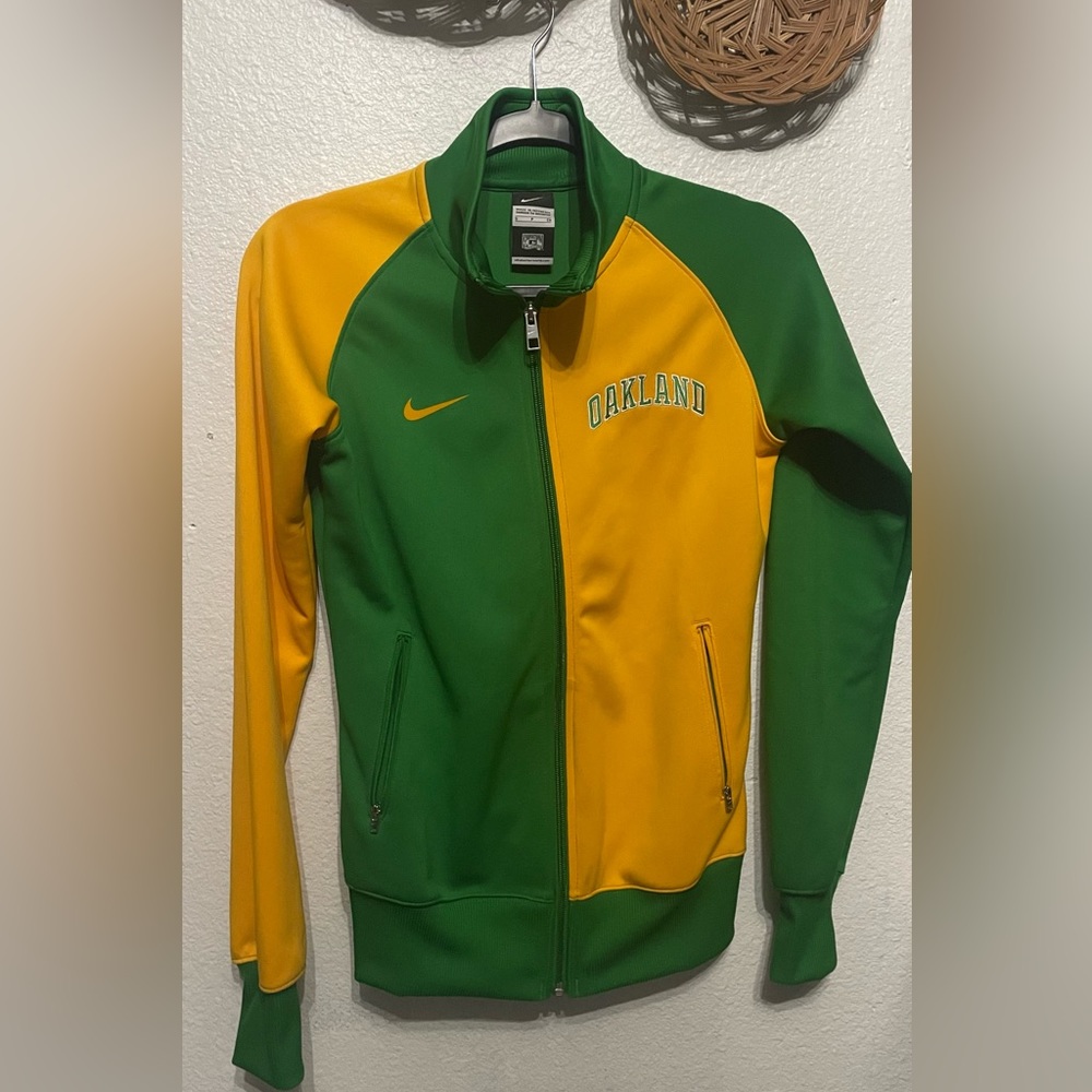 Nike Oakland Green and Gold Utility Jacket